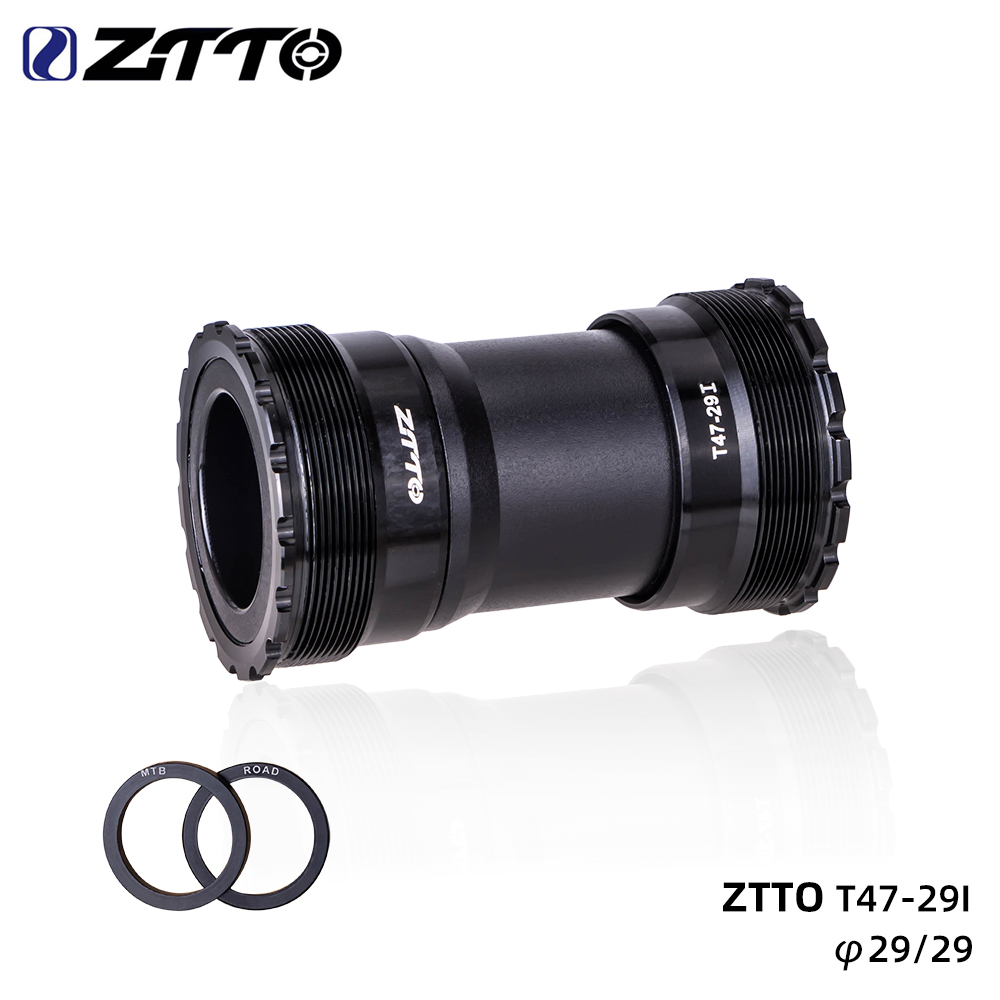 Ztto t47 suporte inferior de bicicleta e ferramenta de instalação 24 mtb bicicleta de estrada pedaleira dub 29 30mmthread 47 68 73mm eixo estriado