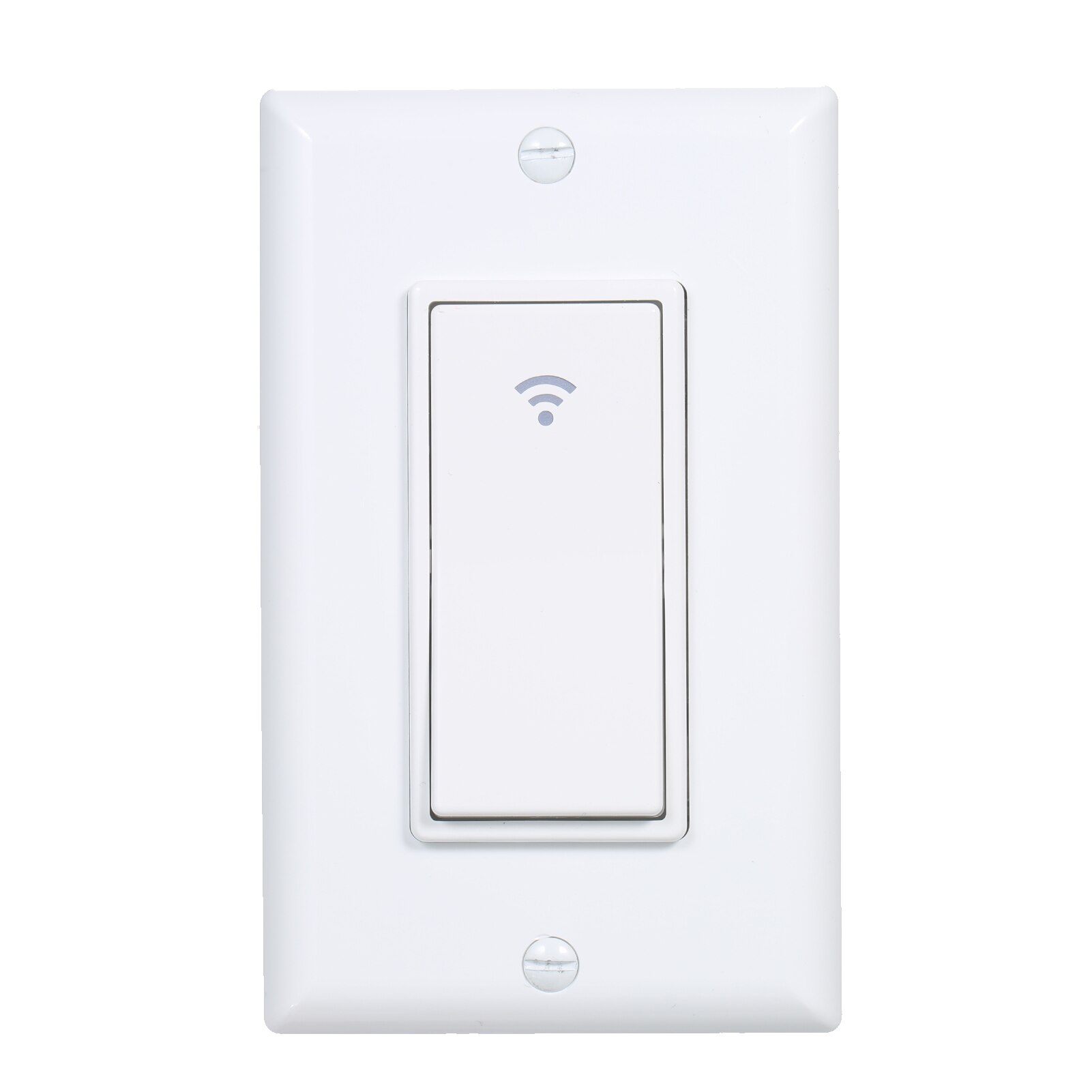 Smart Light Switch Separate Control In-Wall WiFi Smart Switch for Alexa Google Assistant No Hub Required Remote Control Switch: US 1 Gang Switch