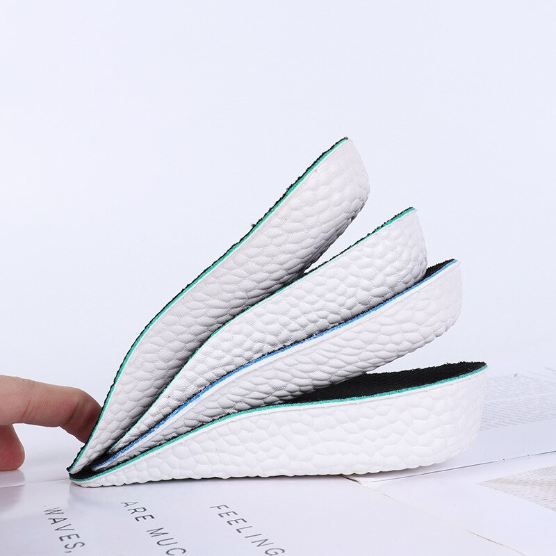 Plantillas para aumentar altura para hombres y mujeres, plantillas para aumentar altura, peso ligero, suaves, elásticas, almohadillas para zapatos, 1,5 CM, 2,5 CM, 3,5 CM