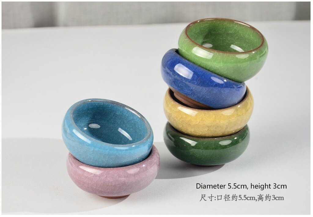 Ceramic Succulent Leaf Potted Pot Small Fresh Mini Plant Nursery Pot Office Desktop Potted Plant Succulent Pot Plant Pots: A