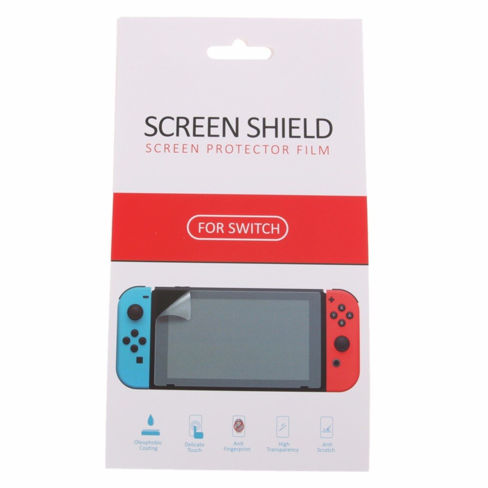 2 x película protectora Ultra clara Full HD antiarañazos para consola Nintendo Switch NS funda protectora de pantalla accesorios de juego de piel