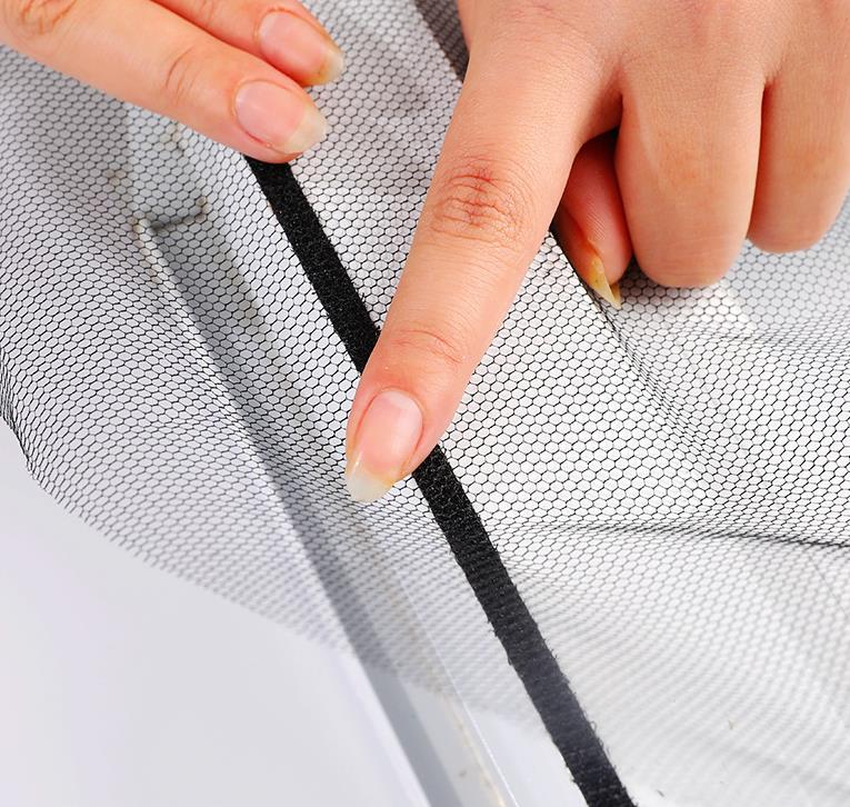 130x150cm Self-adhesive Anti-mosquito Screen Mesh Invisible Screen DIY Breathable Free Cut Stealth Window Curtain Screens
