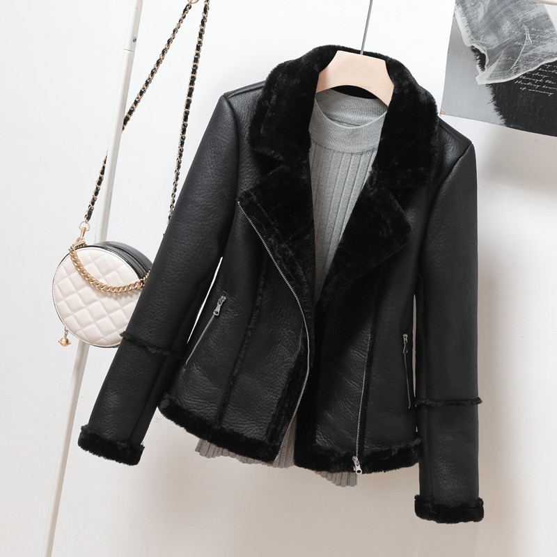 Aviator bomberjack voor heren, Shearling schapenvachtbont, leren jas, winter, dikke trenchcoats, 41, XXL Aviator bomberjack voor heren, Shearling schapenvachtbont, leren jas, winter, dikke trenchcoats, 41, XXL