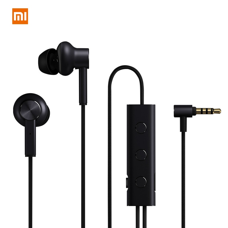 Originele Xiaomi ANC Oortelefoon Active Noise Cancelling Oortelefoon 3.5mm jack Interface In-Ear Mic Line Controle voor Mainstream telefoon