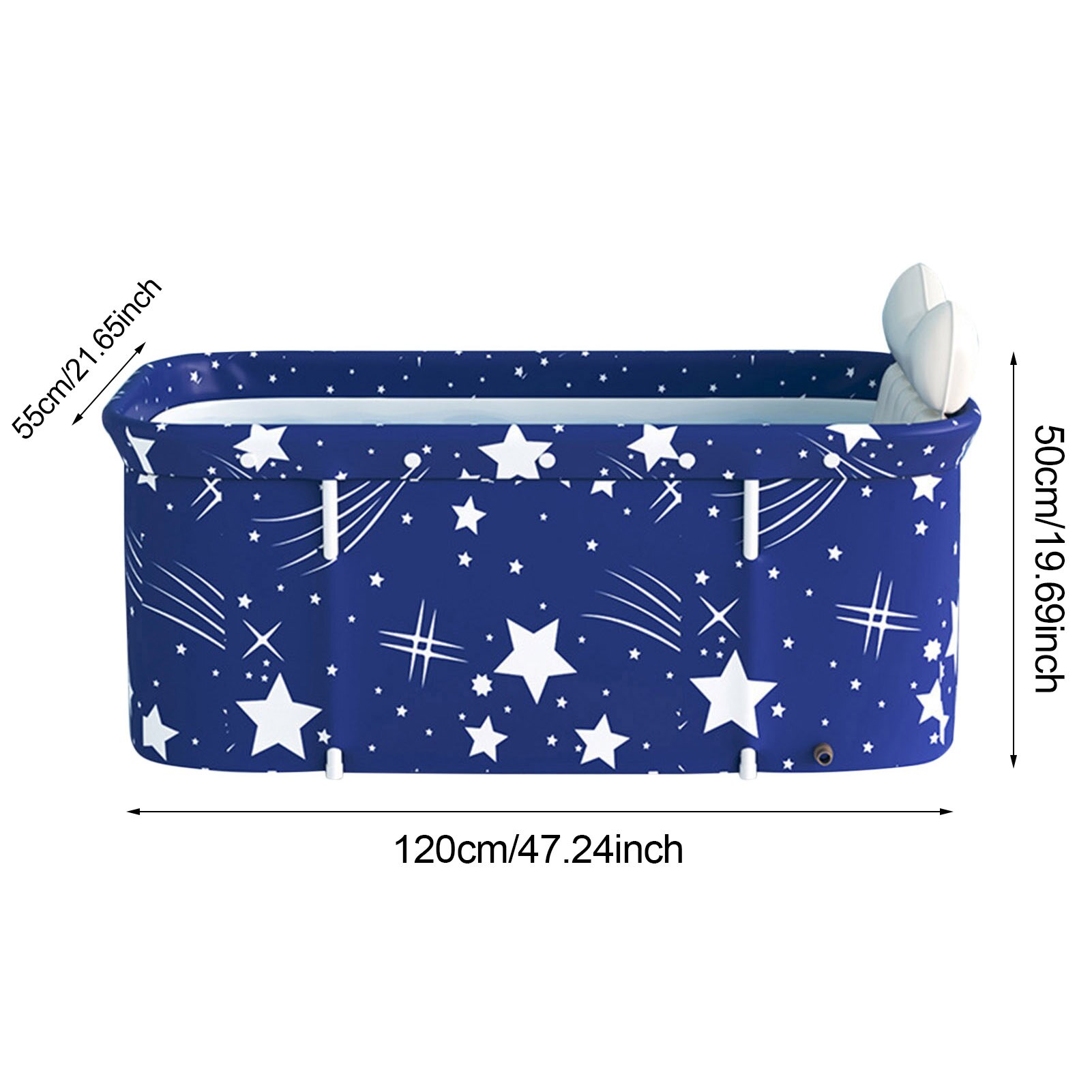 Portable Folding Bathtub Set Folding Soaking Bathing Tub Adult Bathtub Bath Barrel Beauty Spa Household Large Tub Full Size