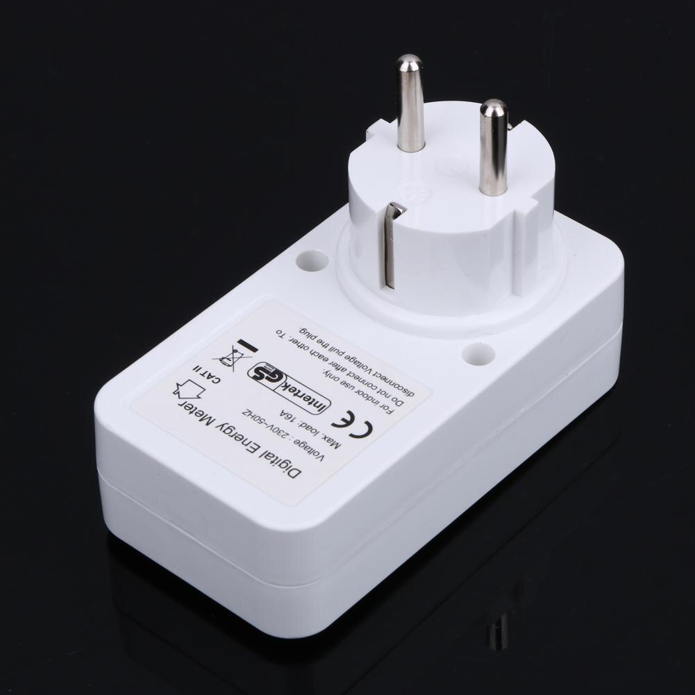 Digital Meter Socket Electric Energy Meter Analyzer Electronic Measuring Outlet Socket Usage Monitoring Socket EU Plug AU Plug