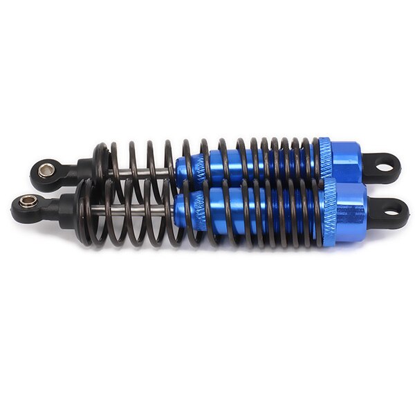 Oil filled Style adjustable 98mm alloy aluminum shock absorber damper for rc car 1/10 buggy truck RCAWD hop-up parts Hsp 2PCS: Dark Blue