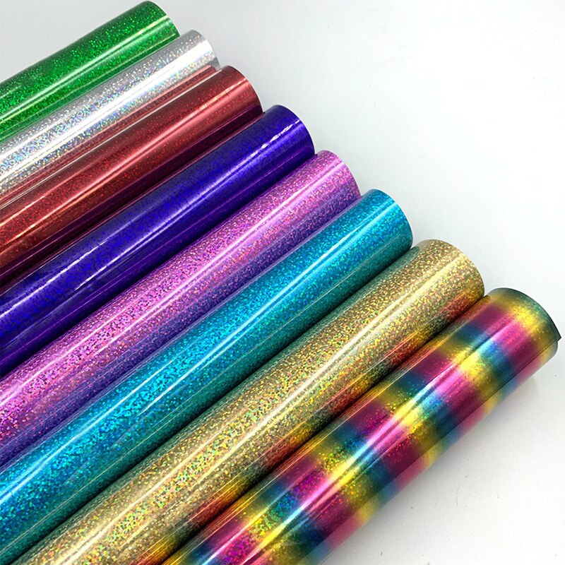 8Colors Vinyl Sticker HTV Press Ironing Fabric Adhesive vinyl Heat Transfer Vinyl Art Sheet Craft