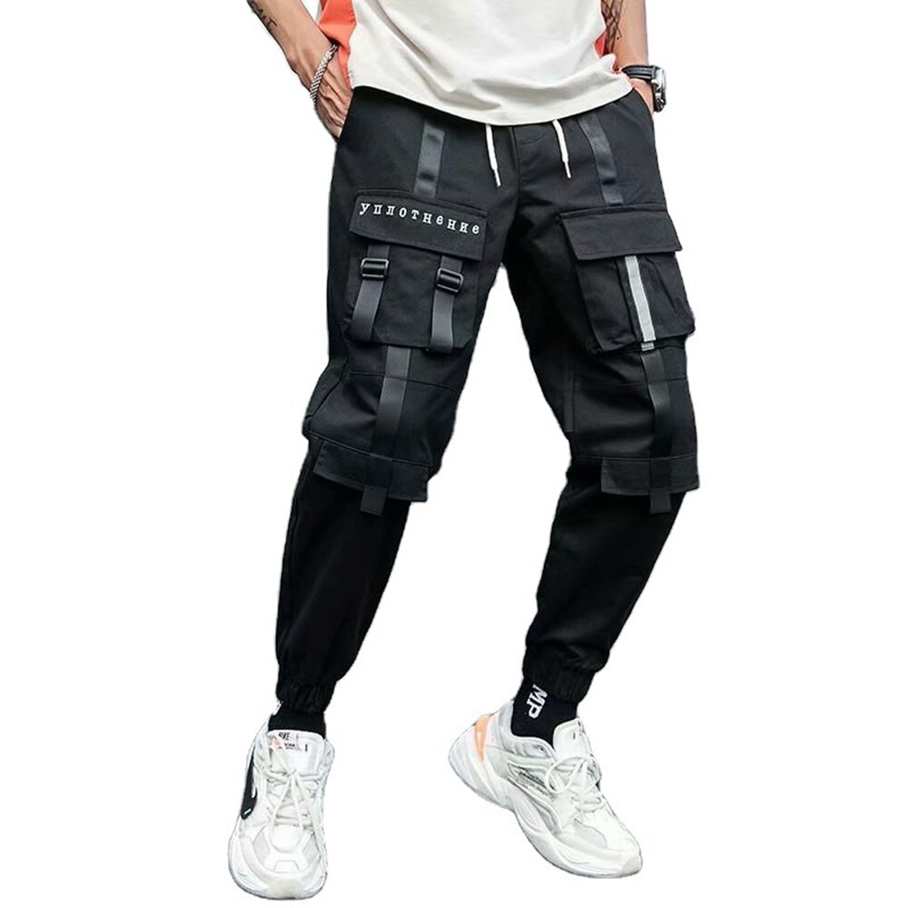 Japanese Streetwear Harajuku Sweatpants Clothing Men Spring and Autumn Pants Men Ankle Length Stylish Joggers Male