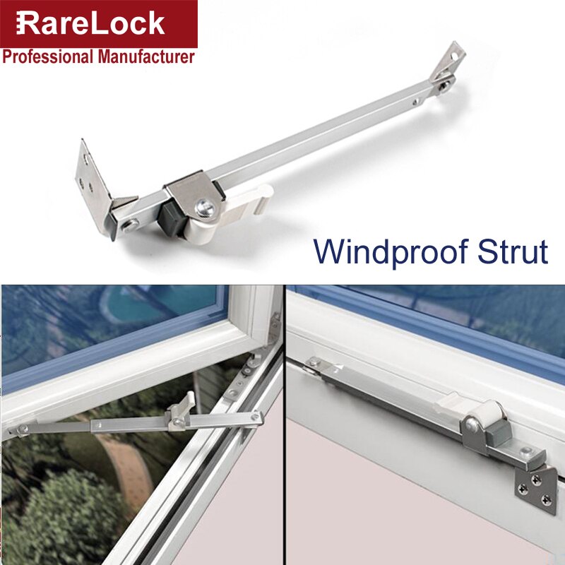 Windproof Brace Window Rod Push-pull Sliding Support Flat Window Limiter DIY Furniture Hardware Rarelock YP318 h