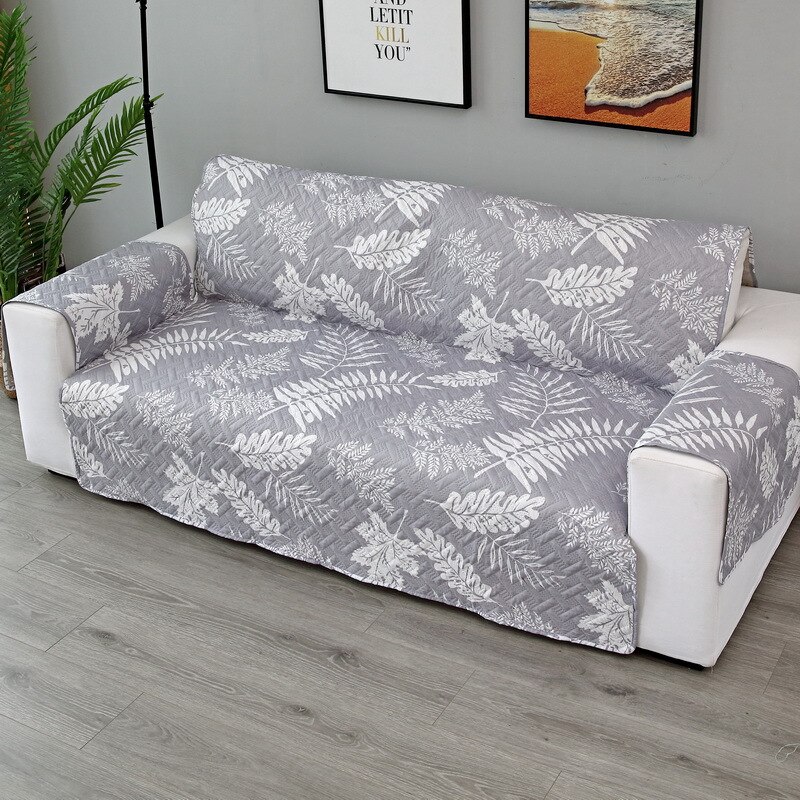 Elastikbånd sofa sofadæksel til stue loveseat stol smide kæledyrsmøbler beskytter glidende sofa slipcovers 1/2/3 sæde: Grå / 2 sæder 130 x 195cm