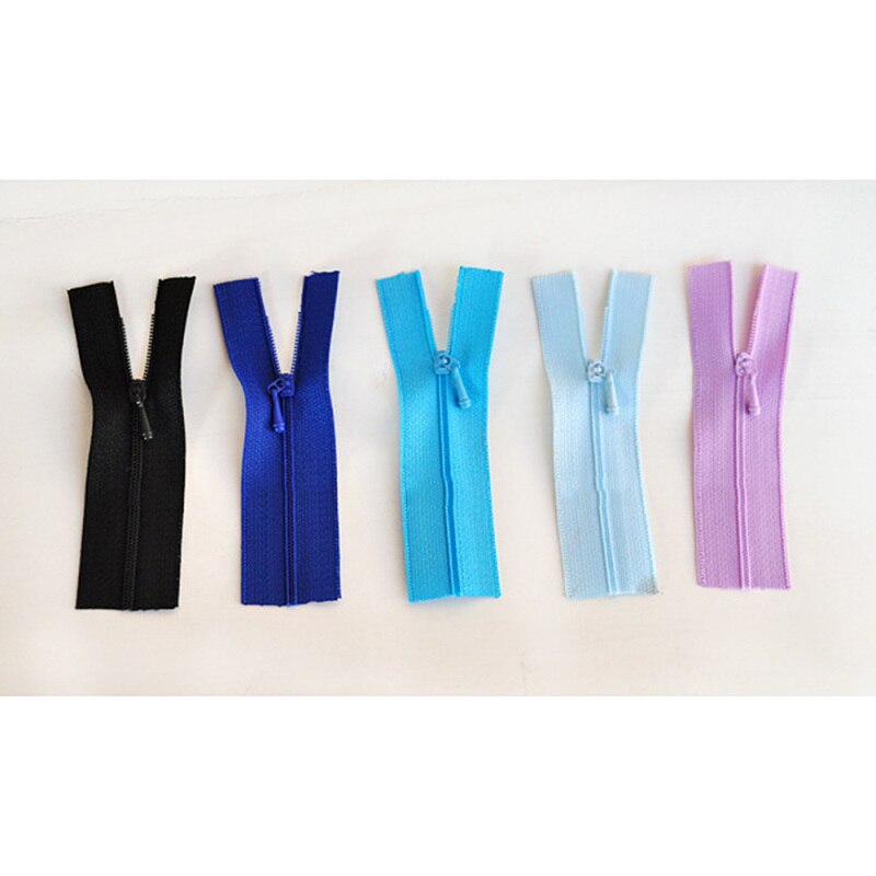 5Pcs 10Cm Open End Mini Nylon Ritsen Diy Pop Jas Jurk Kledingstuk Naaien Rits Vervanging Accessoires Materialen: 4