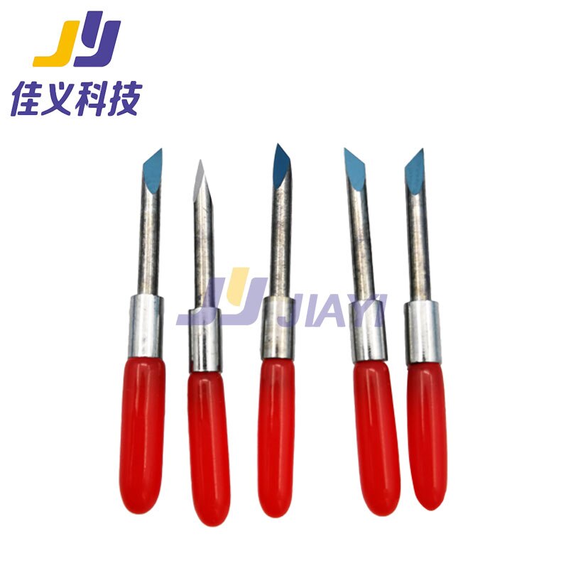 Big Graphtec Cricut Cutting Plotter Cemented Carbide Blade Cutter Knife for Graphtec 30 45 60 Degree Knifepoint Offset 0.25mm