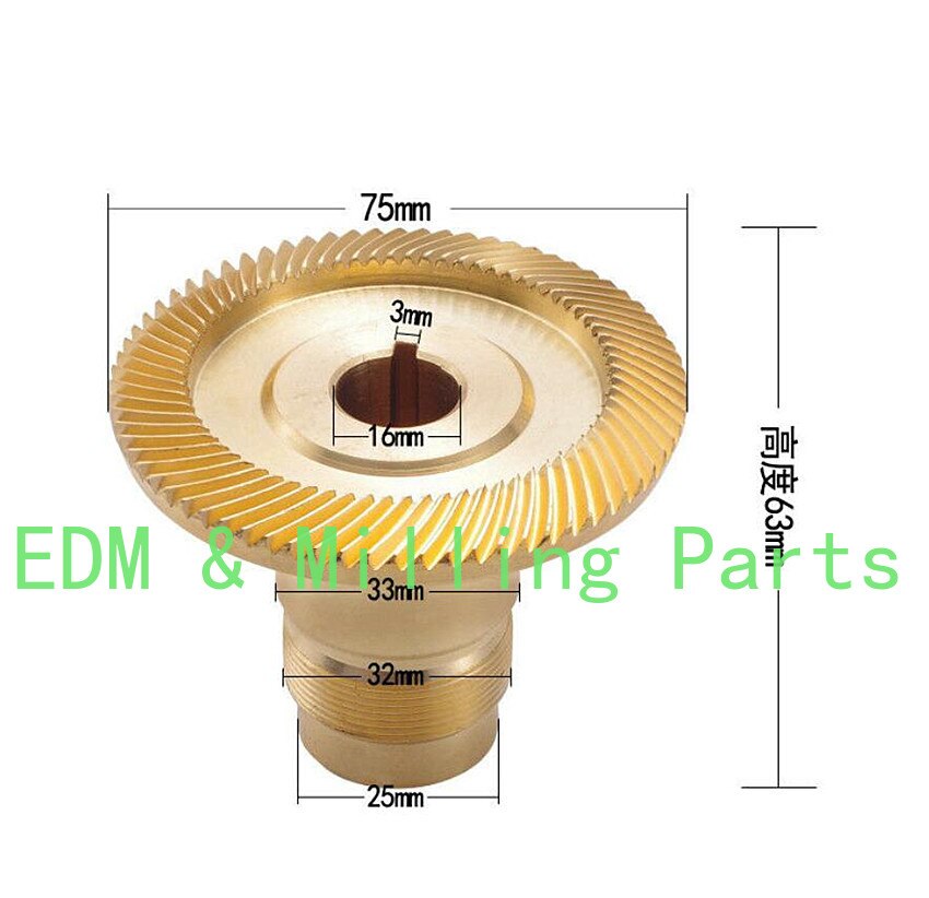 Milling Machine Servo Power Feed Brass CNC Mill Straight Gear For Bridgeport Milli TON-E KENF ALSGS SBS ALIGN