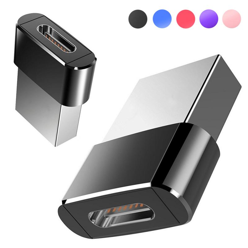 SCHNELLE SCHIFF! USB-C-Stock Typ-c USB 2,0 Stecker Auf Typ-c Weibliche Konverter Adapter Adapter Computer Telefon Adapter