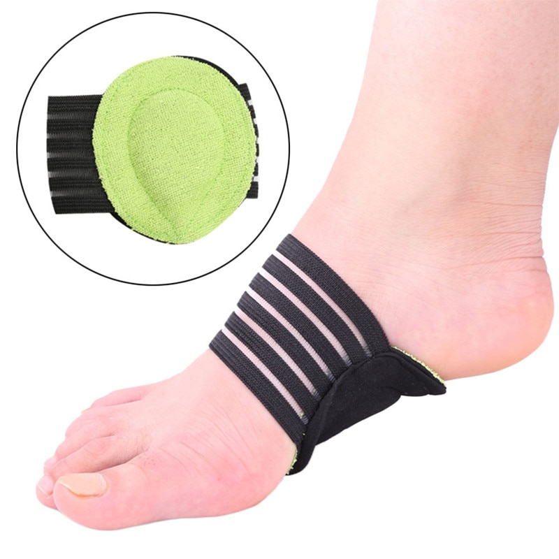 Mounchain Unisex 1 paar Knöchel Schutz Atmungs Fuß Arc Verdickt Fuß Matte Sport Schuh Einlegesohle Pad Bandage Fuß Strap