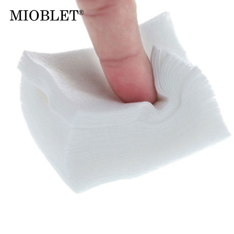 Mioblet 80 Stks/partij Nail Art Remover Doekjes Tips Papier Voor Gel Polish Verwijderen Katoen Droog Doekjes Niet-pluizende Nagel doekjes Servetten Manicure