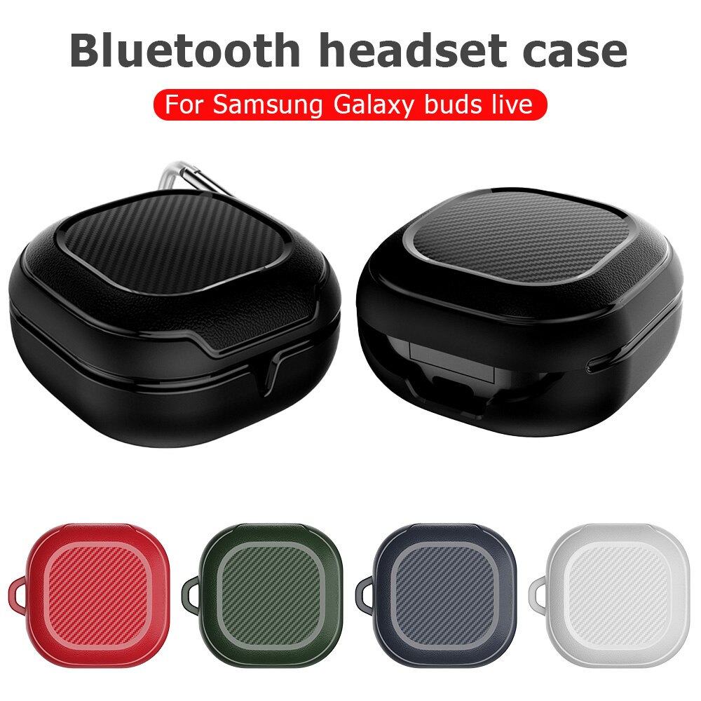 Case Voor Samsung Galaxy Knoppen 2 Case Voor Samsung Galaxy Knoppen Pro Cover Voor Samsung Buds2 Knoppen Live Pro Funda lederen Shell Capa