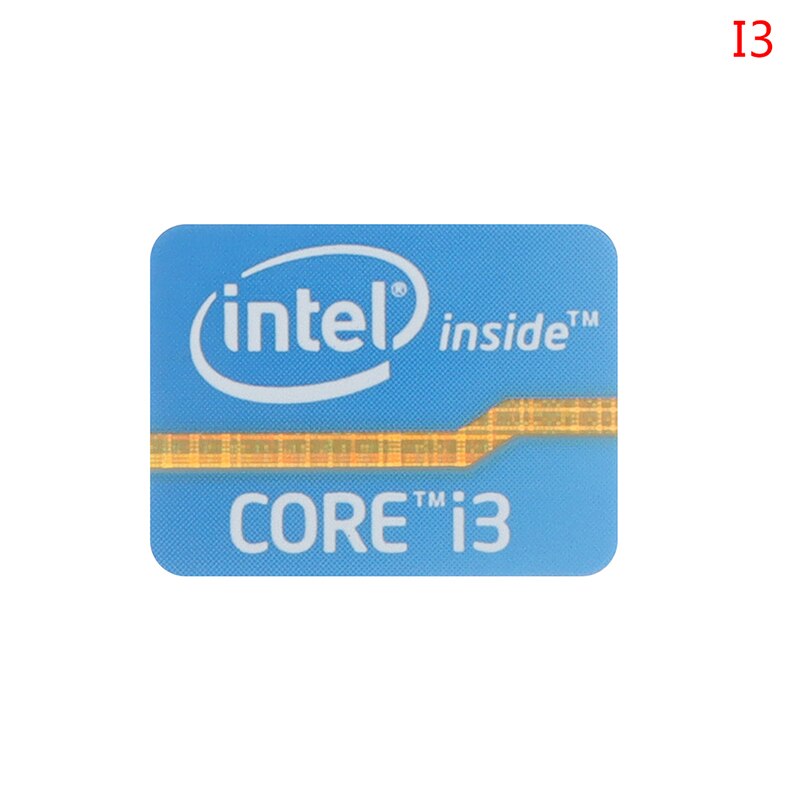1/5pcs Ultrabook Performance Label Sticker Laptop Logo Stickers Intel Core Four-generation Core i3 i5 i7: i3 1pc