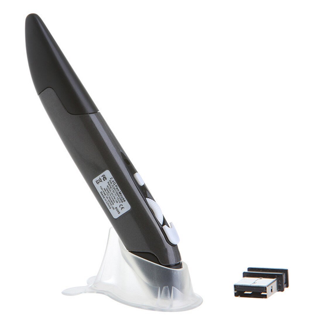 Mini 2.4 ghz usb draadloze muis optische pen luchtmuis instelbaar 500 / 1000 dpi voor laptops desktops