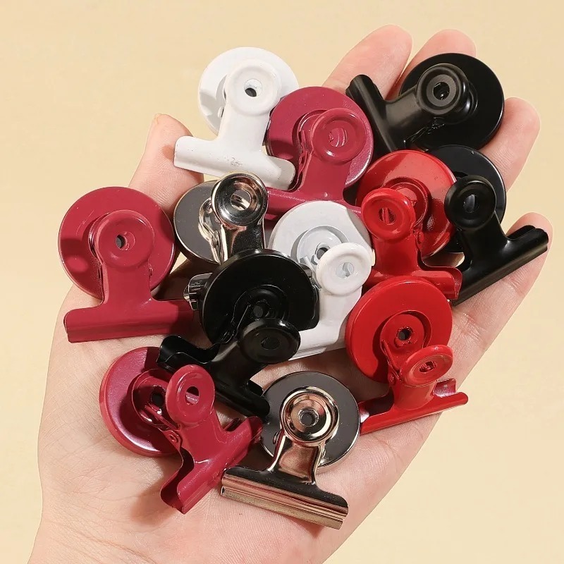 20/1PC Metal Magnetic Refrigerator Clips Magnet Grip Fridge Clips Heavy Duty Magnetic Clip for Whiteboard Magnets Photo Displays