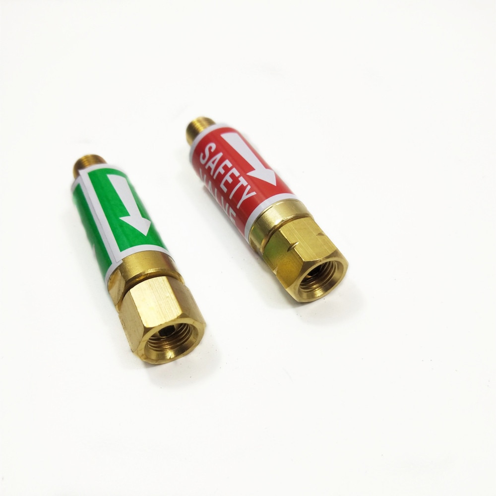 Flashback Arrestor Oxygen Acetylene/Fuel Safety Valve Flame Buster 9/16" M16x1.5 BSP 3/8" Torch End Mount Welding/Cutting Torch