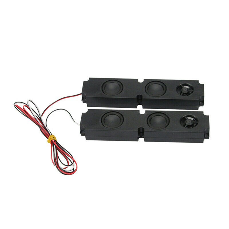 1 Pair 8 OHM 10W DIY LCD TV Speaker with Heavy B Effect Full Range Advertising TV Speaker Repair Accessories