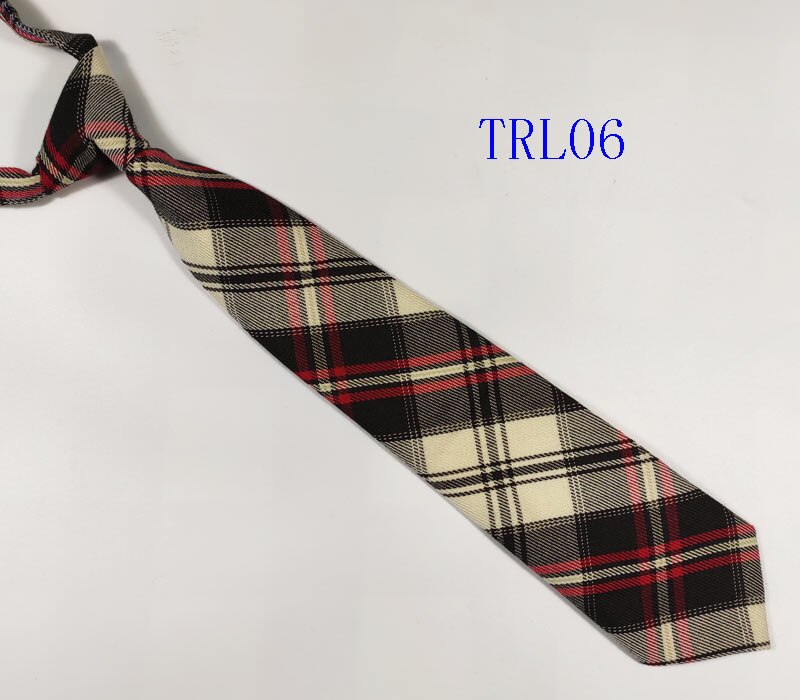 Dreng plaid elastik justerbare slips skole bryllup slips børn studerende gravatas 33cm længde 7cm bredde: Trl 06