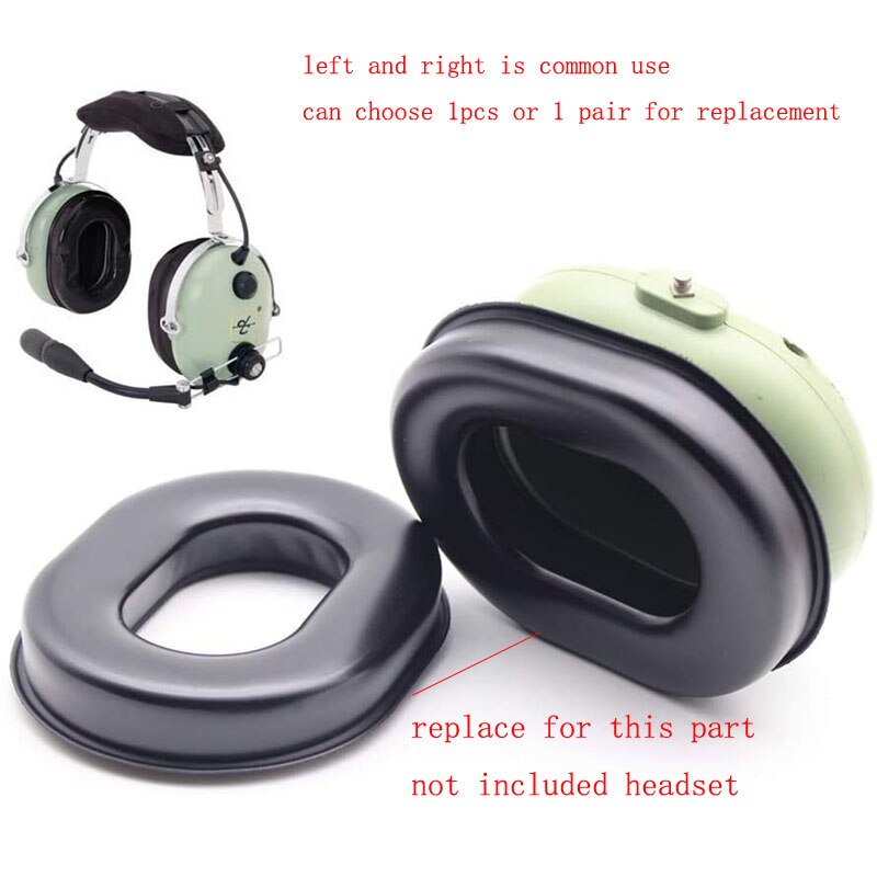 Gel-ohrpolster für david clark  h10 -serie headsets, ath -50x, rugged, faro, asa telex 25xt pilot aviation headsets