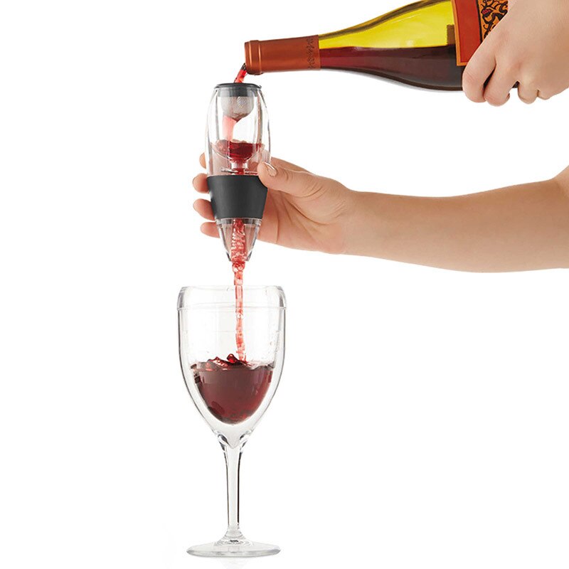 Aérateur pour vin rouge, petit filtre pour vin, Champagne, aérateur magique, rapide, équipement essentiel pour Bar à la maison