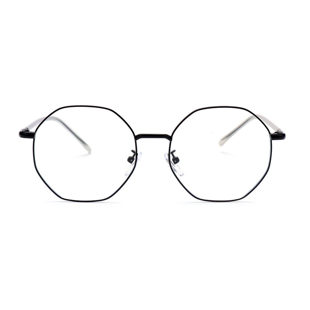 Classic Blue Light Blocking Glasses Women and Men Retro Round Metal Optical Eyeglasses Anti Eyestrain Computer Gaming Glasses