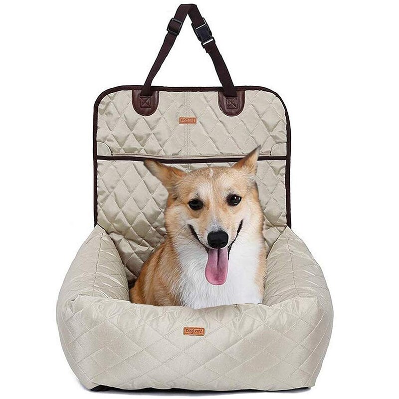 Hond Autostoel-2-In-1 Huisdier Car Seat Cover, Waterdicht En Antislip, afneembare Hoes En Kussen, Zeer Geschikt Voor Auto 'S, Vrachtwagens Een