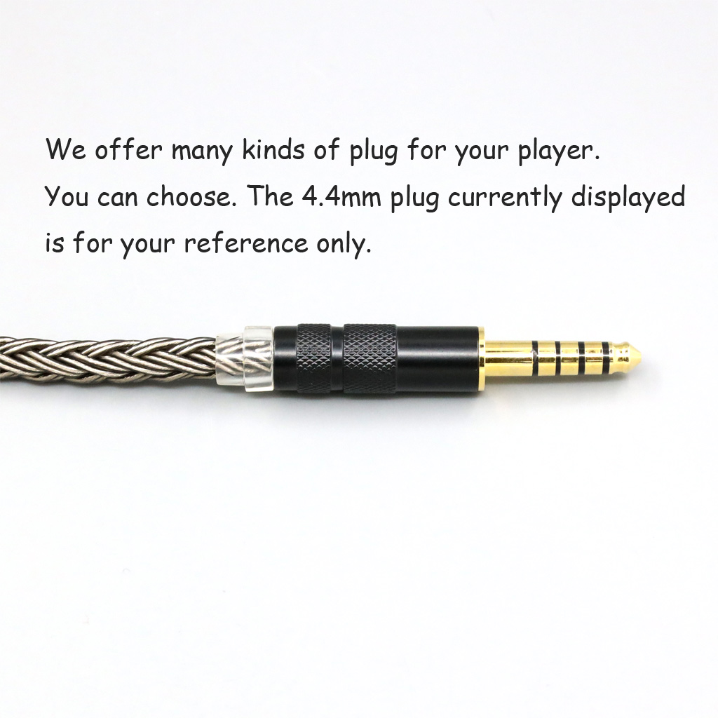 16-rdzeniowy szary kabel słuchawkowy do słuchawek Sennheiser HD580 HD600 HD650 HDxxx HD660S2 HD58x HD6xx LN 008011