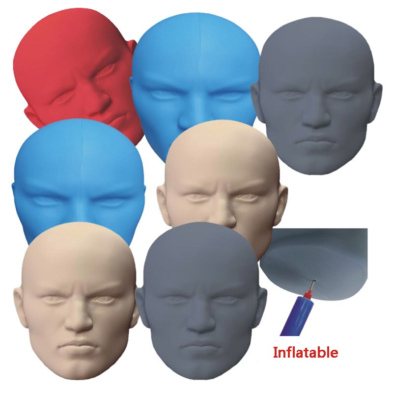 Type de tête de boxe cible de main cible de visage humain cible de tête en forme humaine cible de main en forme de tête de poche cible réelle cible humaine
