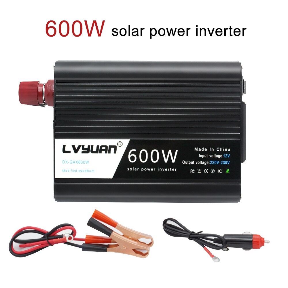 Inverter 12v 220V 50hz 600W Car Inverter Convert Car Transformer Car Power Adapter Appliances Webasto 12 volts Inversor12v 220 v