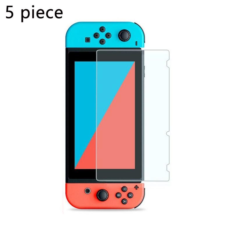 3Pack Glass For Nintend Switch Tempered Glass Screen Protector For Nintendos Switch NS Glass Accessories Screen Film: B 5pieces