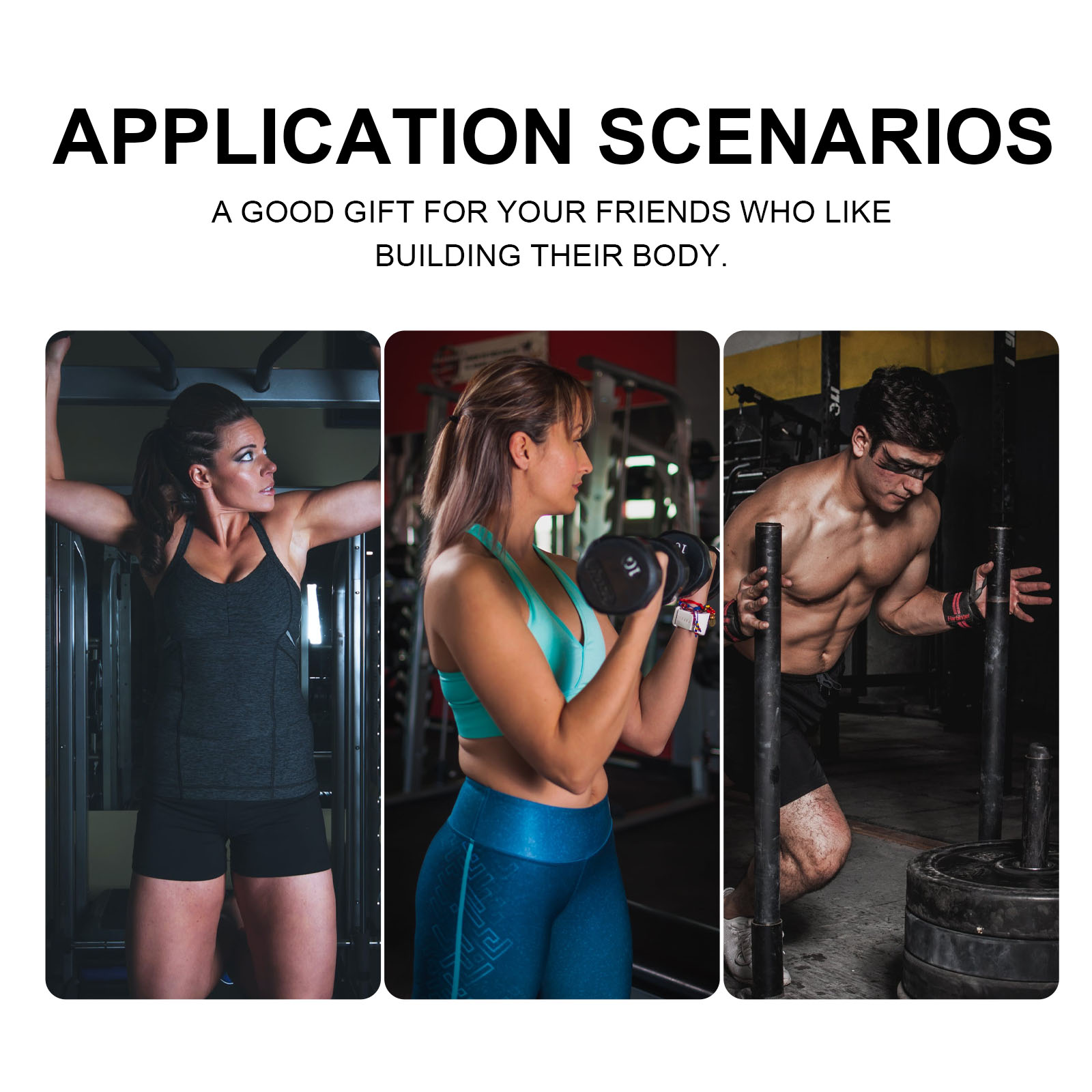 2Pcs Gym Fitness Workout Anti-Slip Palm Protectors Sport Fitness