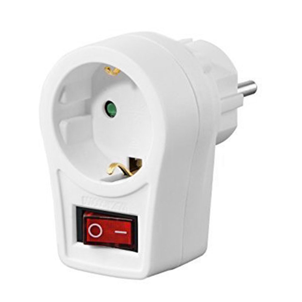 Europese Type Conversie Plug 1 NAAR 2 Of Drie Gat Way Socket Adapter EU Standaard Power Adapter Socket 16A Reizen stekkers