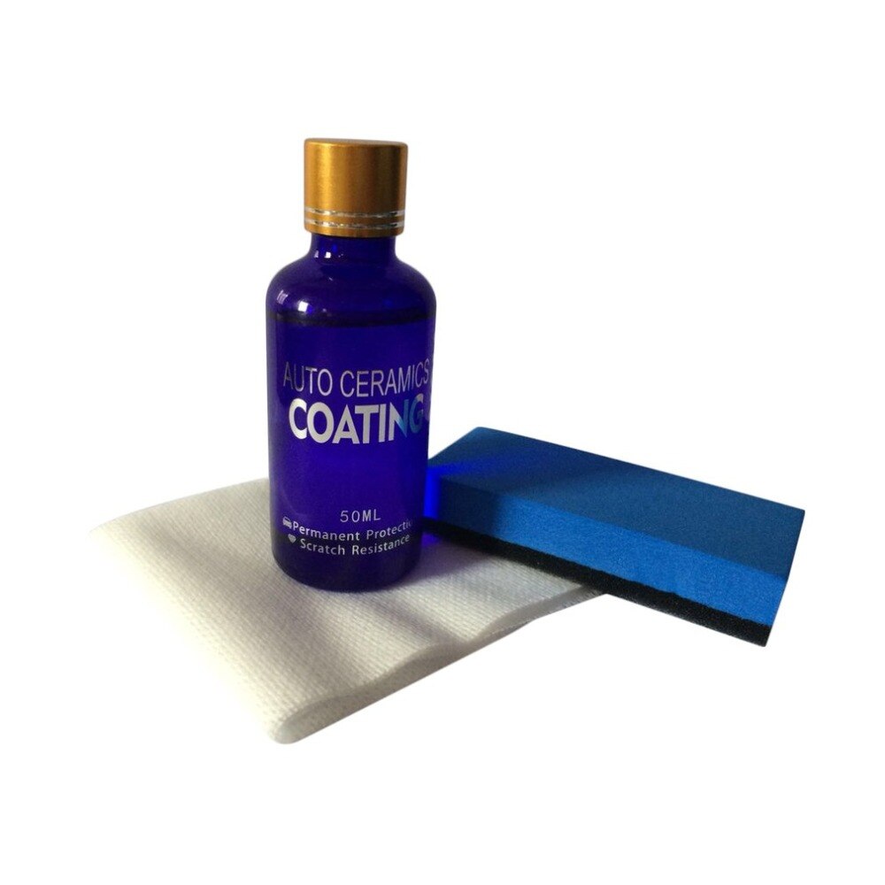 Mr. Fix Upgraded 9H Car Polish Liquid Ceramic Coat Super Hydrophobic Coating Crystal Set 50ml Auto Detailing Glasscoat