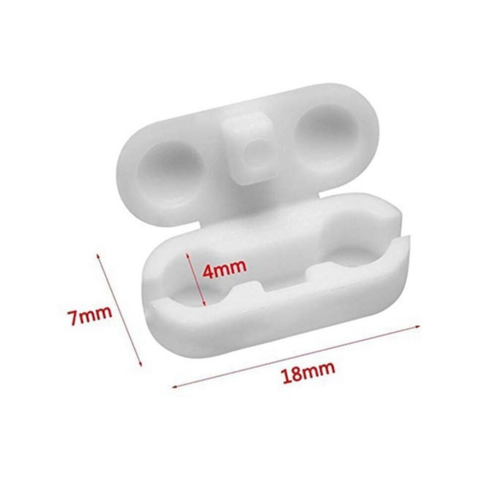 100 stk 4.5*6mm plastik lodrette persienner kæde gardin kæde reb forbindelse perler rullegardin clips snedker tilbehør