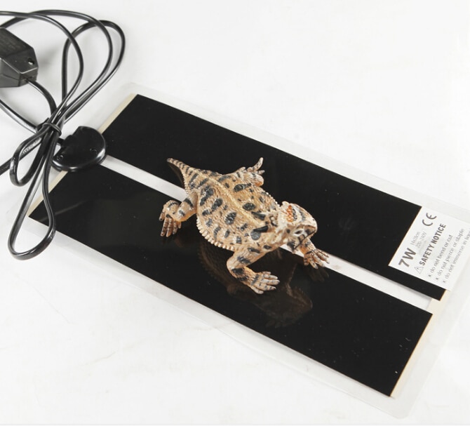 Tapis Chauffant Réglable Pour Terrarium FIPASEN - 7 Niveaux De Température, 14W, 28x28 Cm - Pour Reptiles, Tortues, Lézards