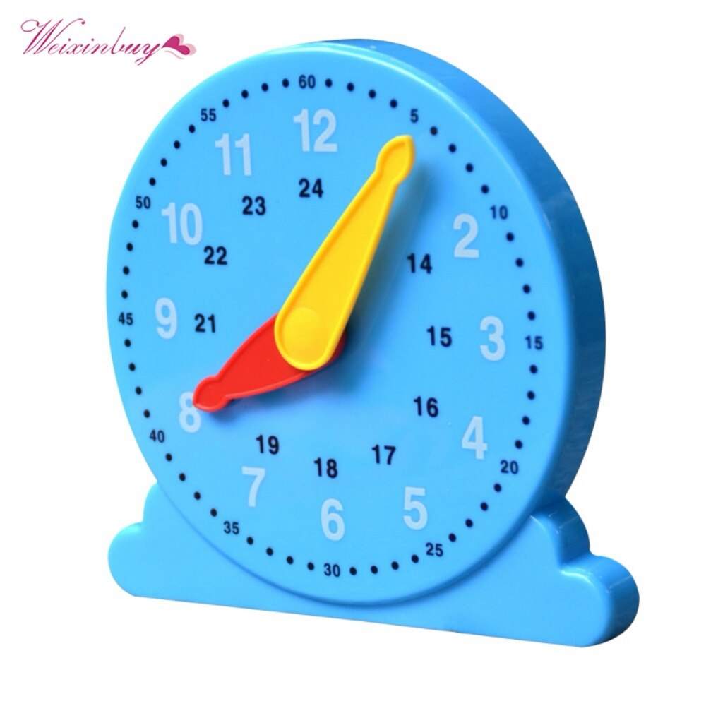 Learn to Tell Time Digital Clock Model Teaching Aids Kids Baby Early Learning Intelligence Toys Xmas