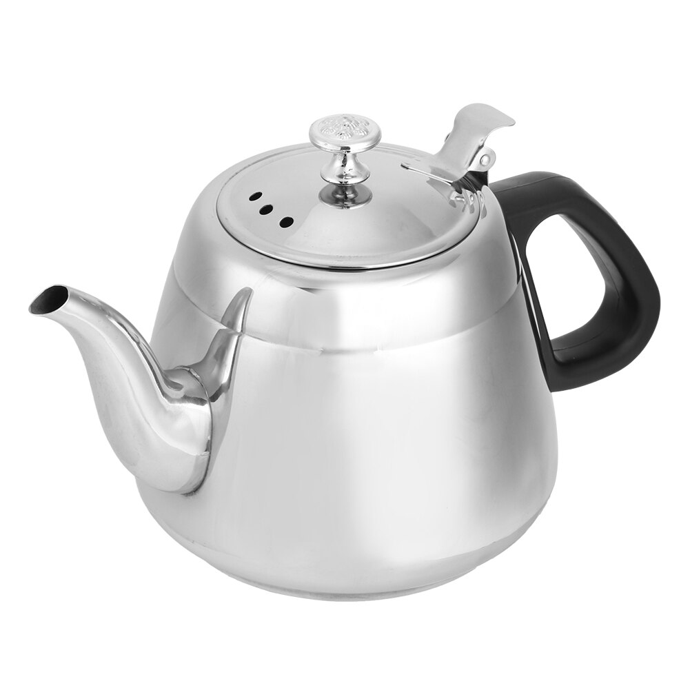 1,5 l práctico Acero inoxidable hogar tetera calentador de agua utensilios de cocina con mango antiquemaduras tetera