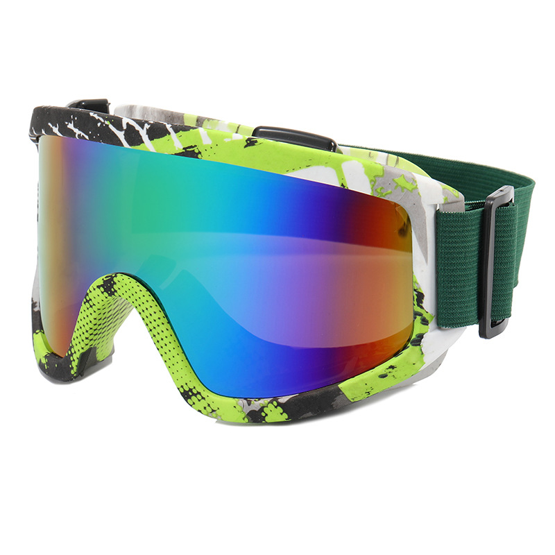 Gafas de sol de esquí con protección UV400 para hombre y mujer, lentes coloridas anticolisión para motocicleta, todoterreno, juego de guerra, espejo de nieve, 8 colores: 2