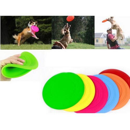 Dog Toy Dog Flying Saucer Pet Training Dog Flying Disk Super Soft 1PC: Default Title