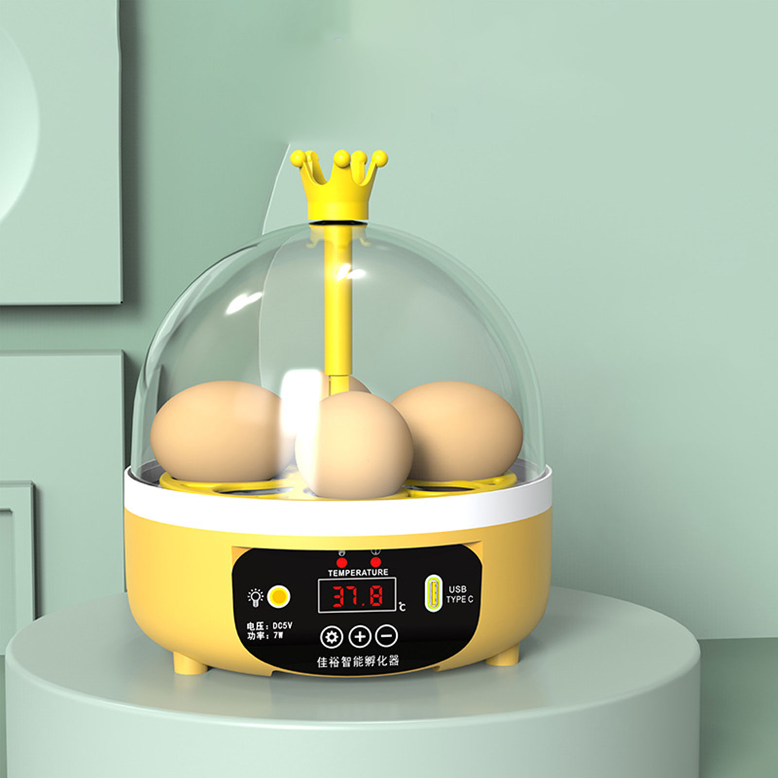 Digital Egg Incubator Poultry Hatcher Hatching Small Egg Turner Tray Household Chicken Incubator for Pigeon Birds Quail Supplies