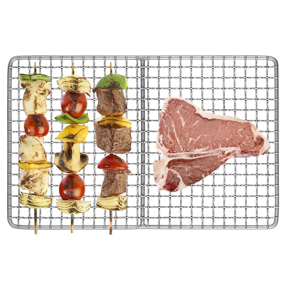 Titanium Grill Plaat Ultralight Barbecue Rack Bbq Gaas Bakken Braden Cooling Netto Plaat Voor Outdoor Camping Backpacken