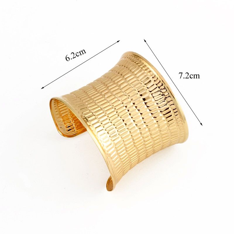 Dayoff europese gouden kleur open manchetten armbanden armbanden persoonlijkheid stippen eenvoudige manchet armbanden voor dames sieraden  b024