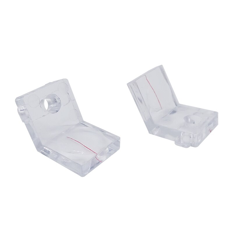 5 Pcs 40*23*6mm Magnifying Glass Magnifying Lens with Single Hole for Sliding Table Saw