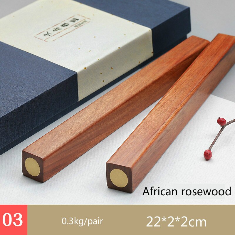 Chinese Calligraphy Painting Special Paperweights Ebony Paperweights Classical Carving Crafts Paperweight Peso De Papel: C